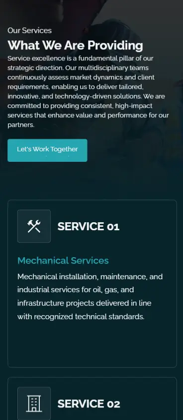 Al Ameri General Trading & Contracting phone user interface